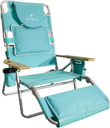 Ostrich the Deluxe 3N1 Lightweight Lawn Beach Reclining Lounge Chair with Footrest, Outdoor Furniture for Patio, Balcony - Photo 1
