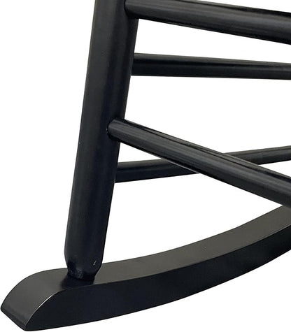 Rocking Solid Wood Chair, Front Porch Rocker for Adult, Load Bearing 280 lbs
