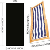 TBACW Patio Lounge Chair Replacement Canvas 47" L x 17" W - Beach Sling Chair Fabric - Photo 2