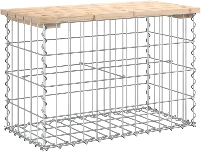 Rustic Solid Pine Wood Garden Bench for Outdoor Patio Balcony Compact Seating Comfortable Durable Natural Wood Look Unfinished Finish