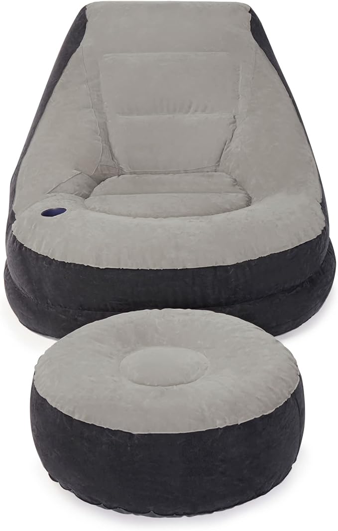 Intex Inflatable Ultra Lounge with Ottoman