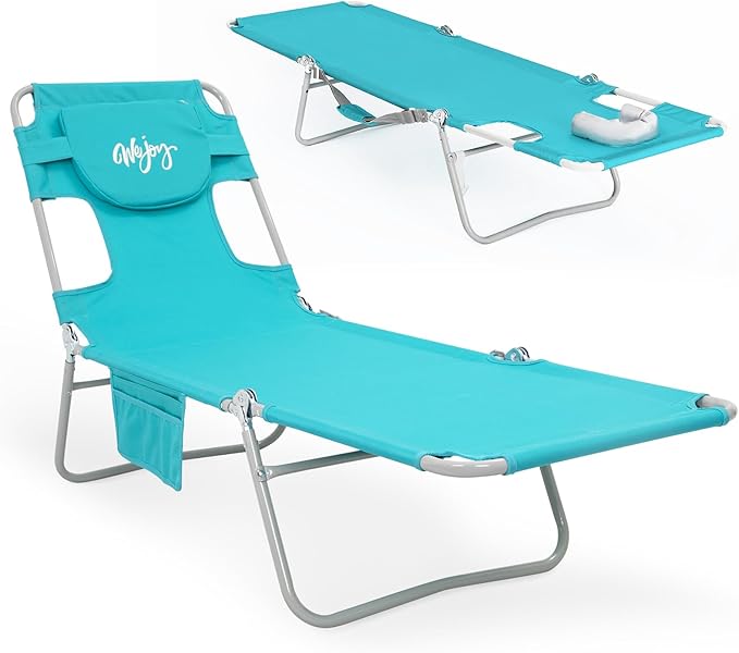 #WEJOY Folding Tanning Chair with Face Hole - Photo 1