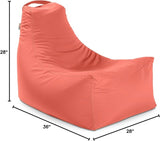 Jaxx Juniper Outdoor Bean Bag Patio Chair & Poolside Lounge, Flamingo - Photo 3