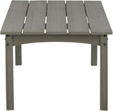 Signature Design by Ashley Visola Outdoor HDPE Patio Cocktail Table, Gray - Photo 8