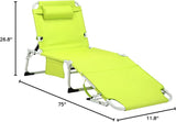 3-in-1 Oversized Sun Tanning Chair with Mat & Face Hole - Photo 3