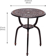 3 Piece Bistro Set, Outdoor Patio Set - Photo 4