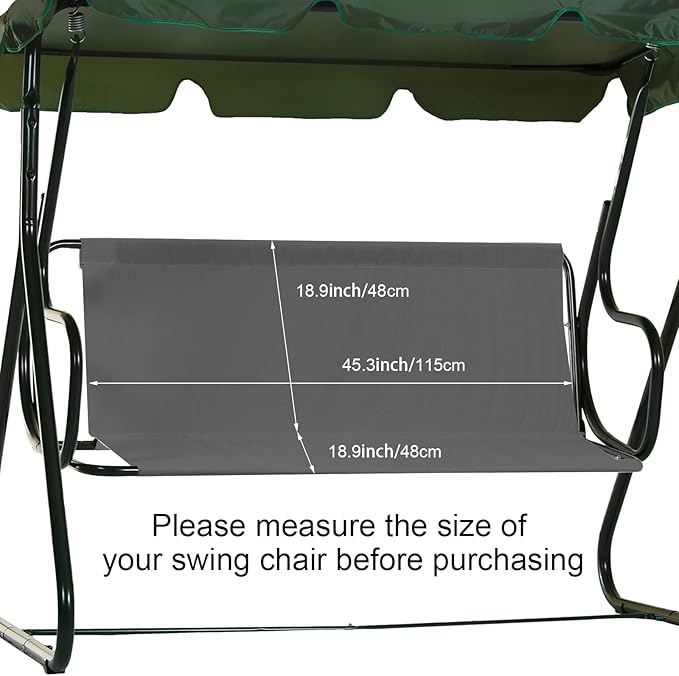 Outdoor Porch Patio Swing Seat Cover - Photo 2