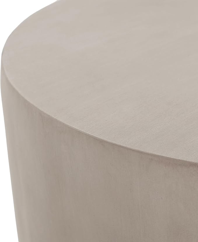 Christopher Knight Home Outdoor Round Side Table, U-Shaped Patio Garden Stool Coffee End Table - Photo 7