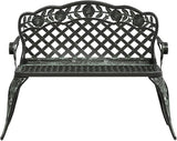 Patio Bench Metal Garden Bench Patio Lounge Bench Porch Bench Suitable for Garden, Patio, Porch, Lawn - Photo 4