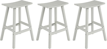 WestinTrends Malibu Malibu 29 Inch High Backless Seat Bar Stools (Set of 3), Sand