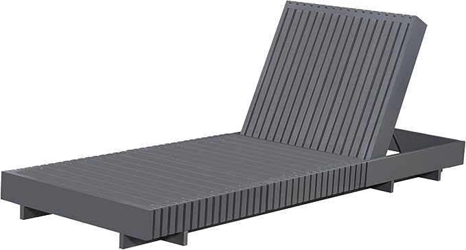 Christopher Knight Home Habery Acacia Wood Chaise Lounge Chair Outdoor with Cushion, Solid Wood Patio Chaise Lounge - Photo 7