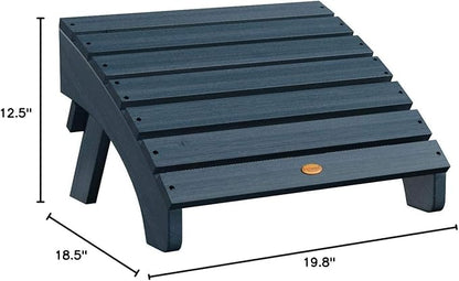 highwood AD-OTL1-NBE Adirondack Folding Ottoman, Nantucket Blue