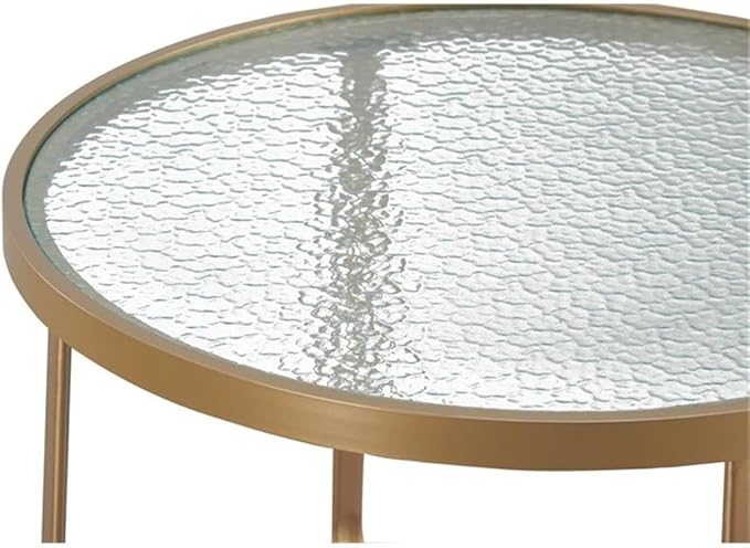 Elle Decor Mirabelle Outdoor Coffee Table in French Gold - Photo 4