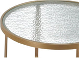Elle Decor Mirabelle Outdoor Coffee Table in French Gold - Photo 4