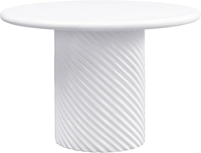 Christopher Knight Home Modern Roski 43" Round Outdoor Dining Table, Modern Patio Dining Table for 4 - Photo 5