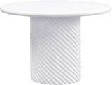 Christopher Knight Home Modern Roski 43" Round Outdoor Dining Table, Modern Patio Dining Table for 4 - Photo 5
