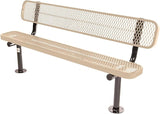 COATEDOUTDOORFURNITURE Coated Outdoor Furniture Heavy-Duty Outdoor Bench Thermoplastic Coated, Expanded Metal - Photo 1