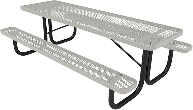 COATEDOUTDOORFURNITURE Heavy-Duty Portable Outdoor Picnic Table - Photo 1