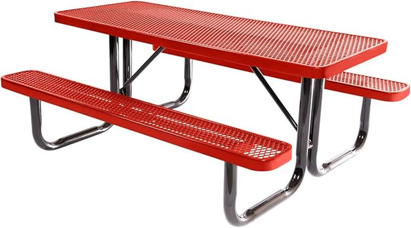 COATEDOUTDOORFURNITURE Heavy-Duty Portable Outdoor Picnic Table - Photo 1