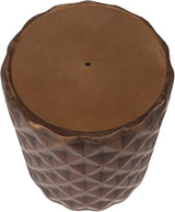 Adeco Modern 18.5" H Round Side Table, Indoor Outdoor Concrete End Table - Photo 5