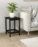 Outvita Adirondack Side Table, 14 Inch Square Outdoor End Table - Photo 7