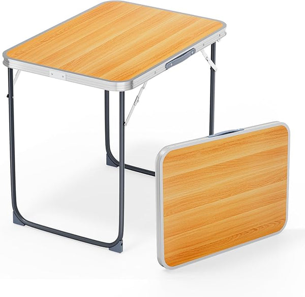 VINGLI 2.3FT Small Camping Table，Portable Camping Table with Carrying Handle - Photo 1