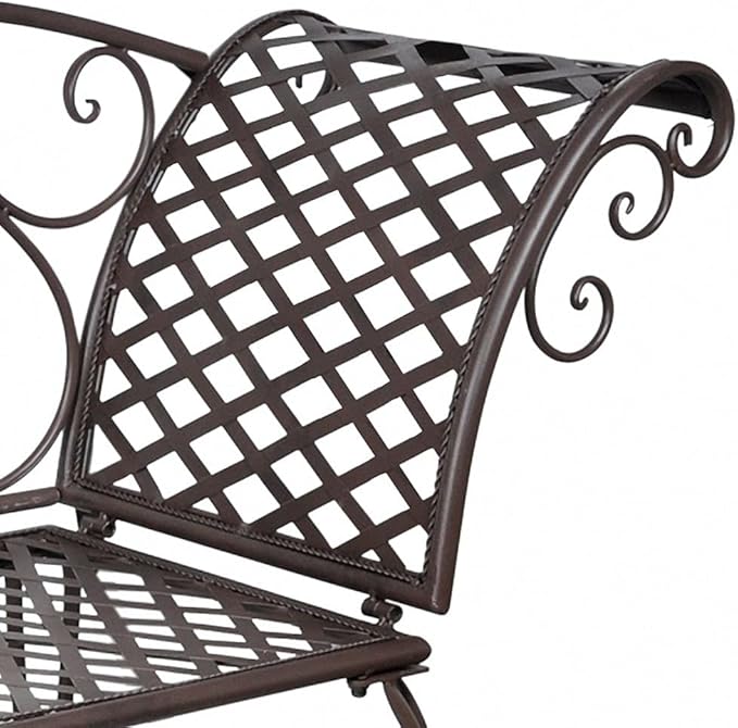 (Fast Delivery) Classic Steel Garden Bench Chair Furniture for Outdoor, Patio, Yard - Photo 5