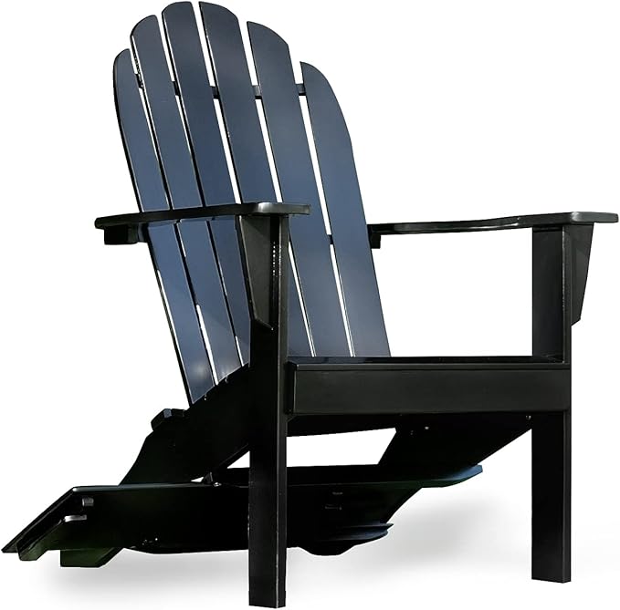 Cambridge Casual Solid Wood Bentley Adirondack Chair with Tray Table, Turquoise