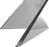 LeisureMod 15.75" Triangular Side Table, Stackable Plastic Accent End Table for Indoor & Outdoor Use - Photo 9