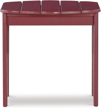 Linon Adirondack End, Red Table, 18.11 x 18.5 x 18.11