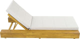 Christopher Knight Home Tory Acacia Wood Chaise Lounge Chair Outdoor Set of 4, Poolside Sun Lounger Recliner - Photo 7