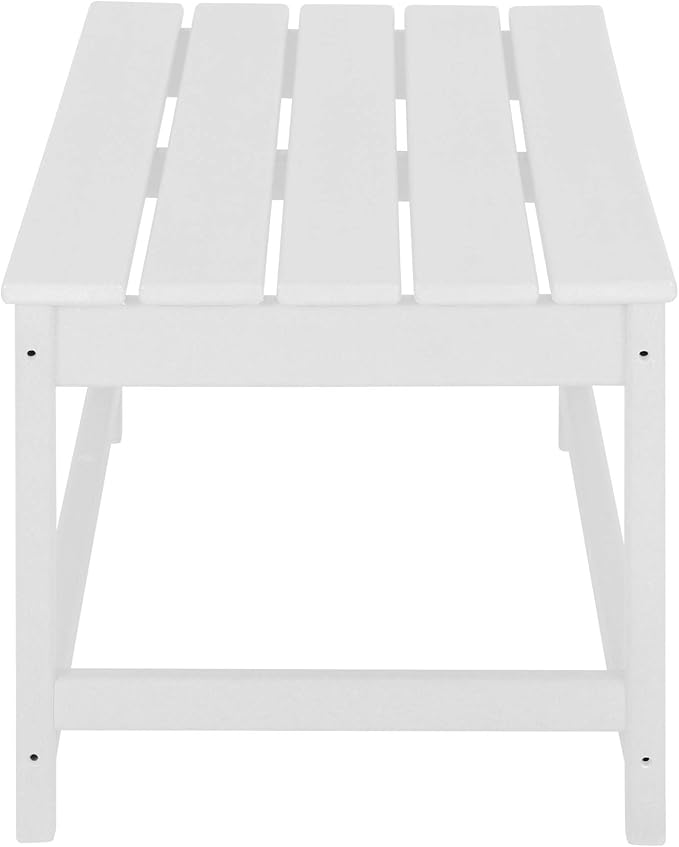 WO Home Furniture Adirondack Chairs Table Set of 3 PCS Outdoor Folding Chairs Coffee Table Weather/UV Resistant for Lawn - Photo 9