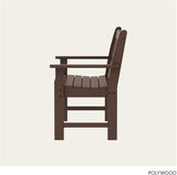 POLYWOOD GNB48MA Vineyard 48" Bench, Mahogany - Photo 6
