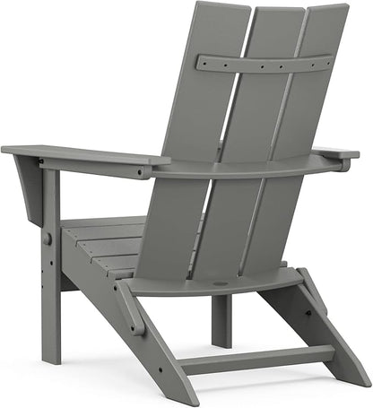 POLYWOOD Modern Folding Adirondack Chair