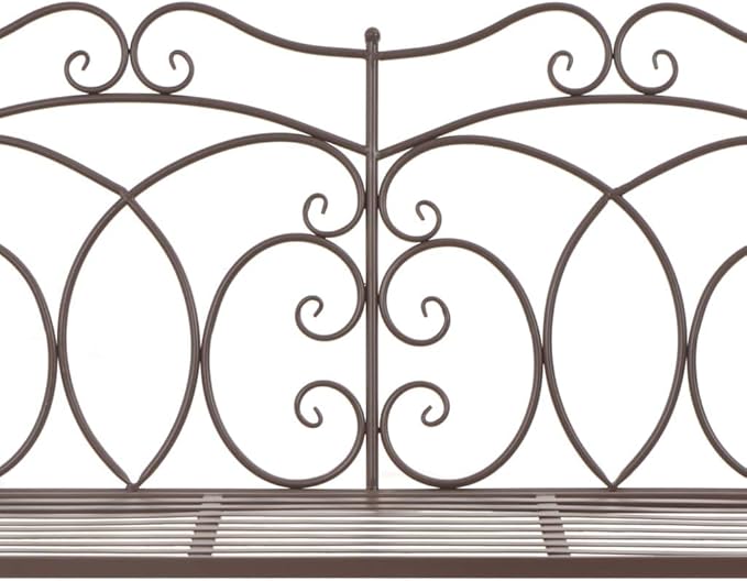 (Fast Delivery) Garden Bench Metal Frame Outdoor Seating Furniture - Photo 5