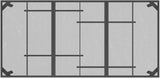 Patio Table Anthracite 65"x31.5"x28.3" Steel Mesh Outdoor Furniture Table - Photo 6