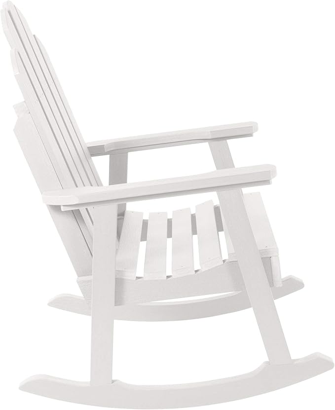 Highwood Classic Westport Garden Rocking Chair, White