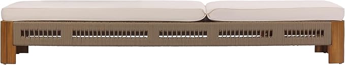 Christopher Knight Home Lamon Acacia Wood Chaise Lounge Chair Outdoor Set of 4 with Cushion - Photo 8