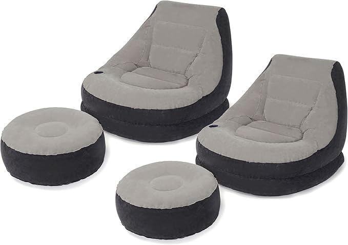 Intex Inflatable Ultra Lounge with Ottoman