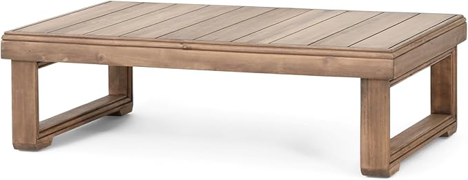 Westchester Rectangular Coffee Table - Acacia Wood - Brown Wash