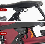 Goplus Oversized Zero Gravity Chair, XL-Extended Version, Outdoor Recliner w/Cup Holder & Detachable Headrest - Photo 7
