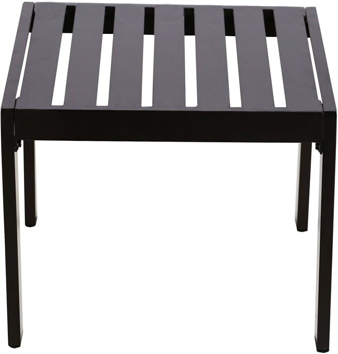 Serta Catalina Modern Outdoor Patio Furniture Collection with Bronze Metal Frame Finish, Side Table, Bronze
