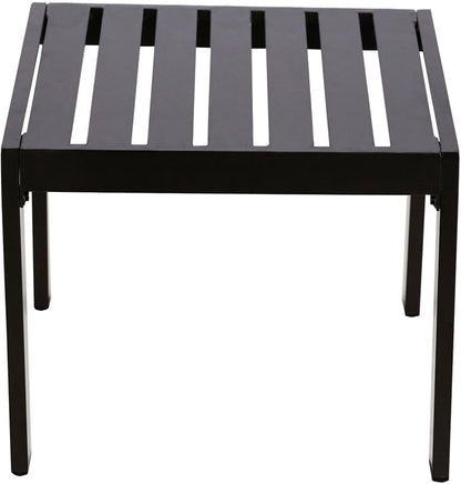 Serta Catalina Modern Outdoor Patio Furniture Collection with Bronze Metal Frame Finish, Side Table, Bronze