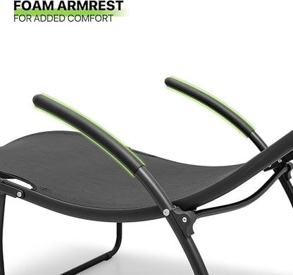 Magshion Outdoor Chaise Lounge Chair Set of 2 with Folding Side Table, Patio Pool Lounger Chairs with Pillows and Armrests, Tanning Recliner for Sunbathing, Beach, Deck, Lawn, Yard, Poolside, Black