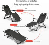 Generic Adjustable Steel Mesh Lounge Chair Beach Chairs w/Removable Cushion, Upgraded Lock and Cup Holder - Photo 7