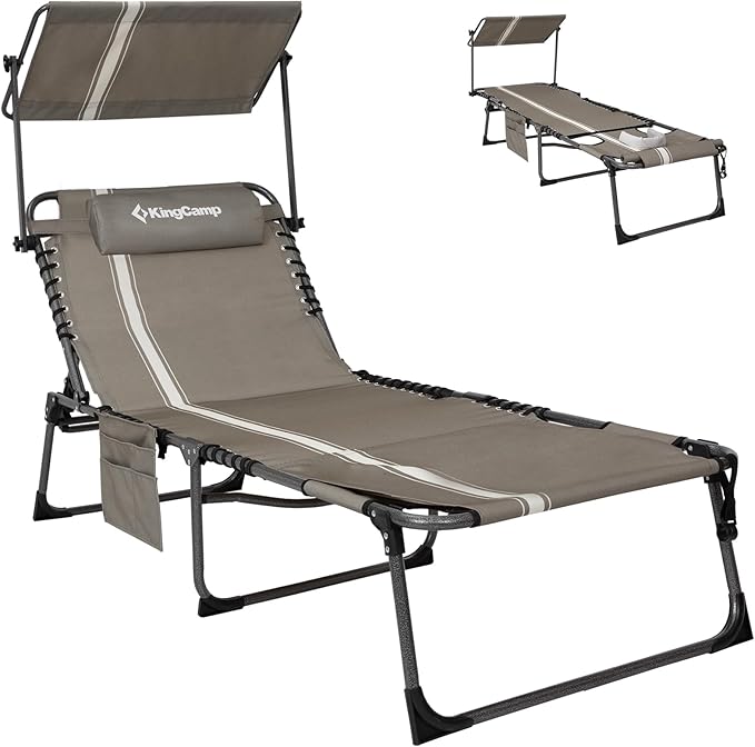 KingCamp Tanning Chair with Face Hole - Photo 1