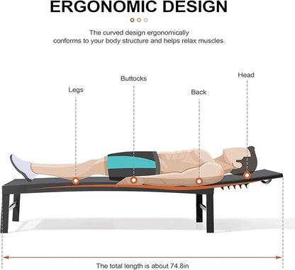 Crestlive Products Lounge Chair Outdoor Set of 2, Aluminum Pool Chaise Lounge Chairs, Adjustable Five-Position Tanning Recliner, All Weather for Patio, Beach, Yard, Pool (Black)