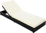 Christopher Knight Home Bayard Acacia Wood Chaise Lounge Chair Outdoor, Adjustable Backrest Sun Lounger Recliner - Photo 5