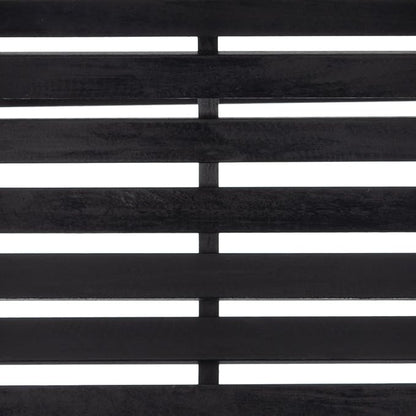 SAFAVIEH Outdoor Collection Sonora Black Slatted Rocking Chair