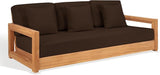 SAFAVIEH Couture Montford 3-Seat Bench Replacement Cover Only – Outdoor White Removable Slipcover Upholstery - Photo 4